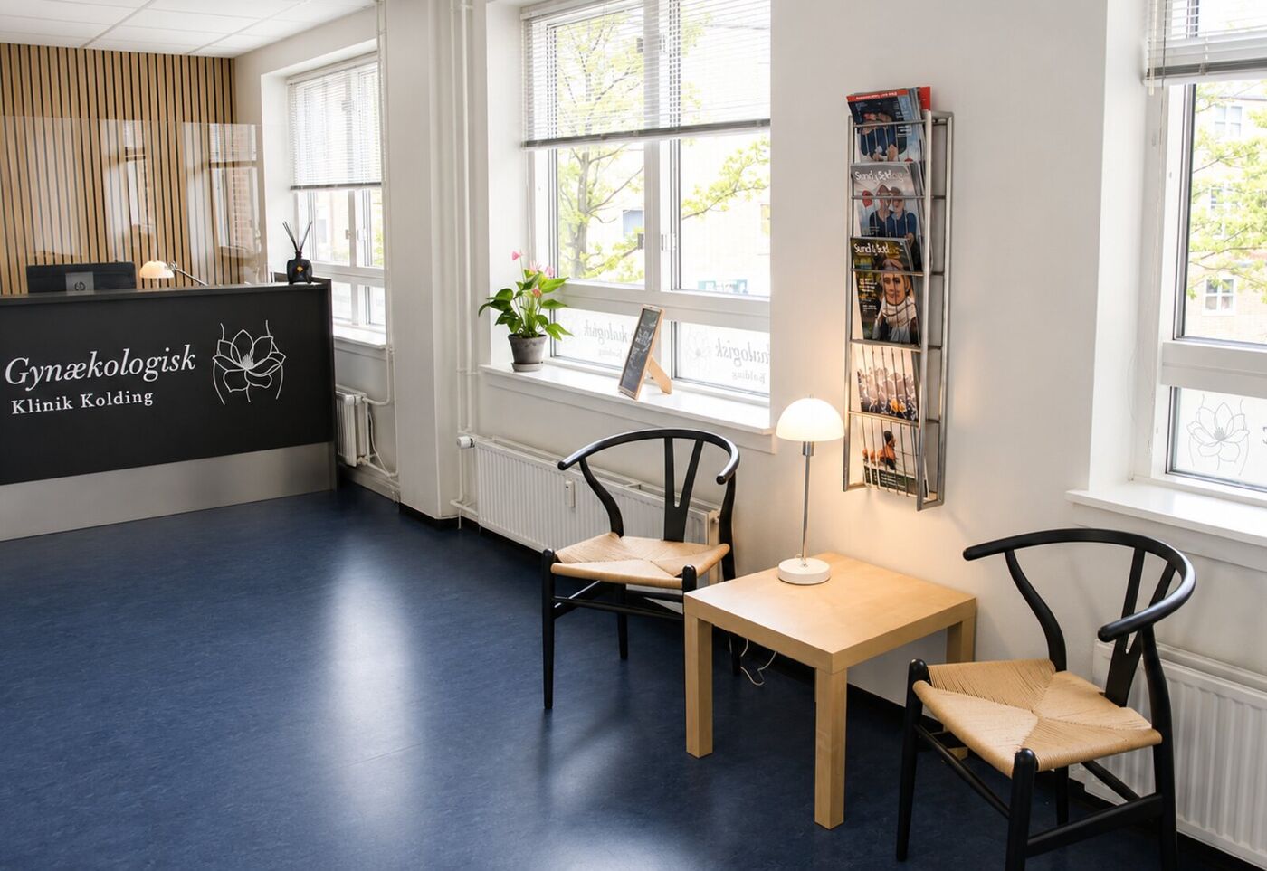 Venteområdet i klinikken